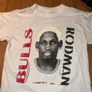 Vintage Rodman bulls t shirt size medium